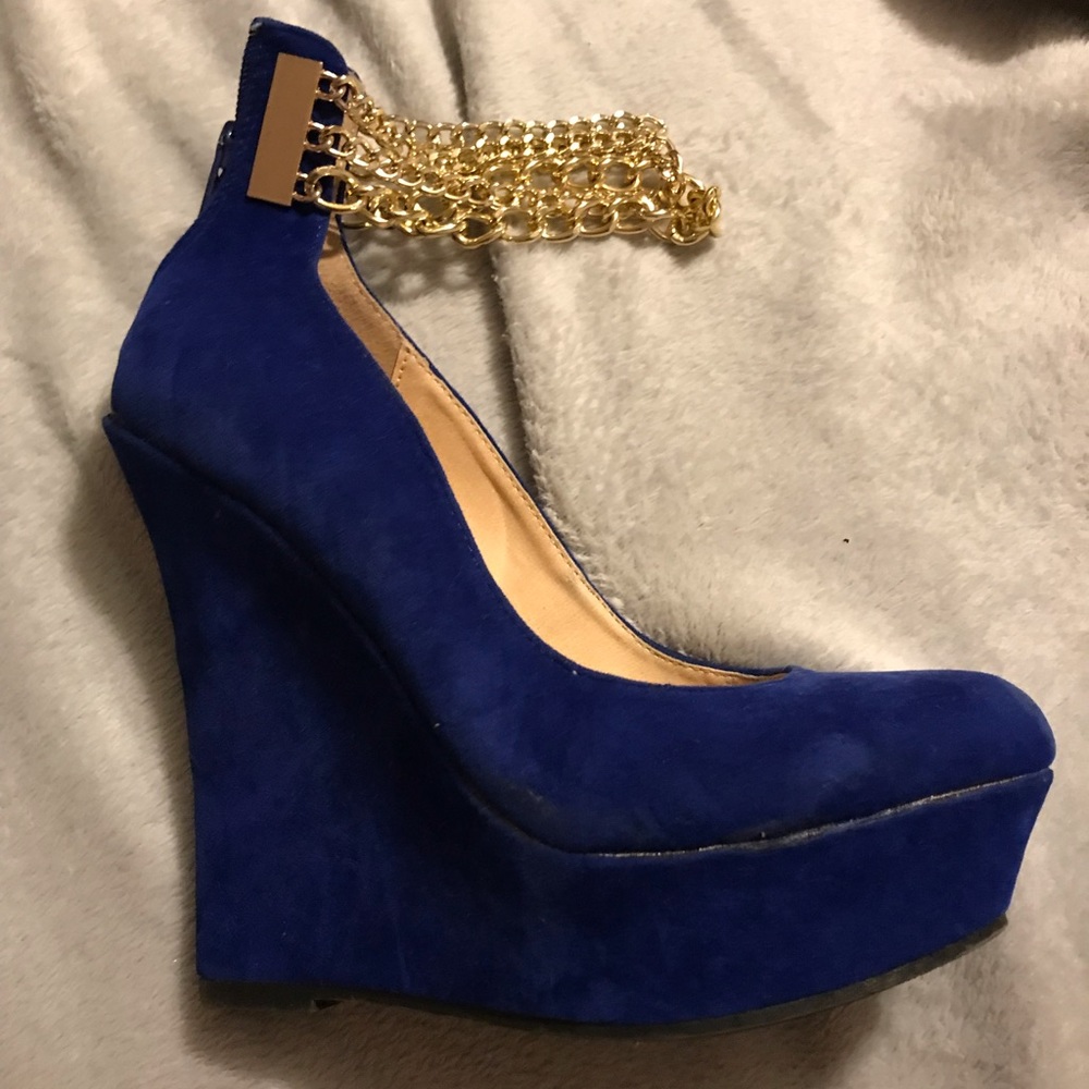 Blue heels